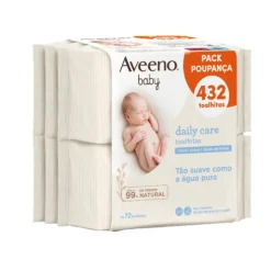 Aveeno Baby Toalhitas Limpeza Pack 6x72un (432)