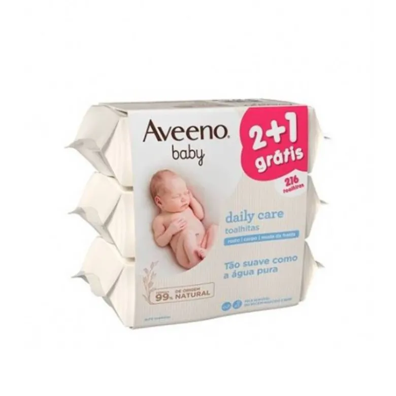 Aveeno Baby Toalhitas Limpeza 3x72