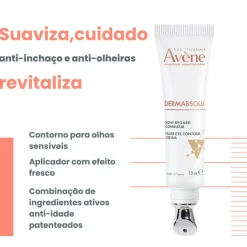 Avène DermAbsolu Creme Contorno de Olhos 15ml -25% Desc. | Anti-Rugas + Firmeza + Olheiras