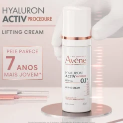 Avène HYALURON ACTIV Creme Lifting 30ml | Retinal 0.1% Pele 7 Anos Mais Jovem