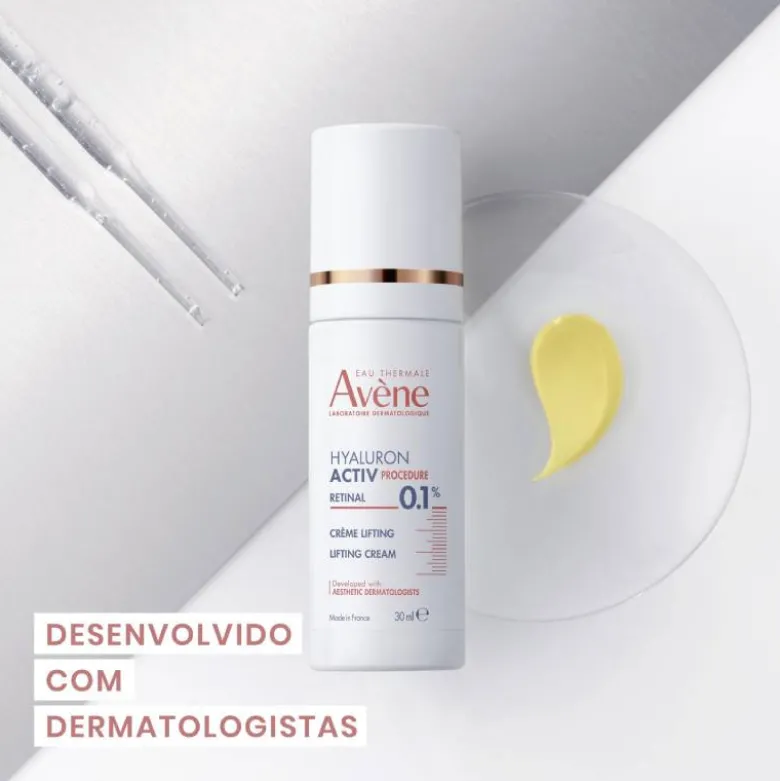 Avène HYALURON ACTIV Creme Lifting 30ml | Retinal 0.1% Pele 7 Anos Mais Jovem