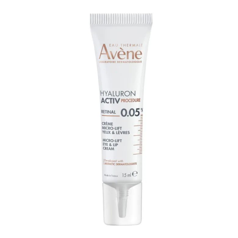 Avène HYALURON ACTIV Creme Olhos & Lábios 15ml | Retinal 0.05%