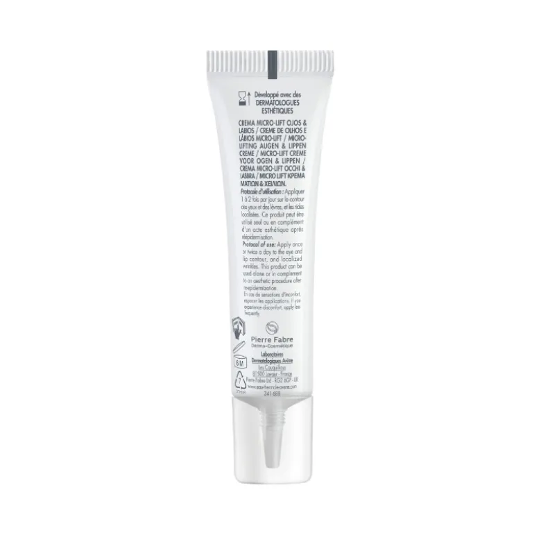 Avène HYALURON ACTIV Creme Olhos & Lábios 15ml | Retinal 0.05%