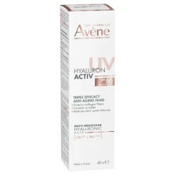 Avène Hyaluron Activ UV Fluido SPF50 40ml | Anti-Idade + Proteção UVA/UVB