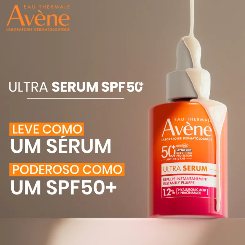 Avène Ultra Sérum Preenchimento Instantâneo SPF50+ 30ml | Preenche e Hidrata