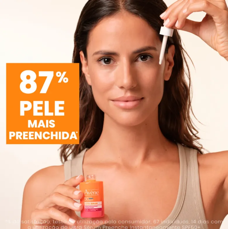 Avène Ultra Sérum Preenchimento Instantâneo SPF50+ 30ml | Preenche e Hidrata