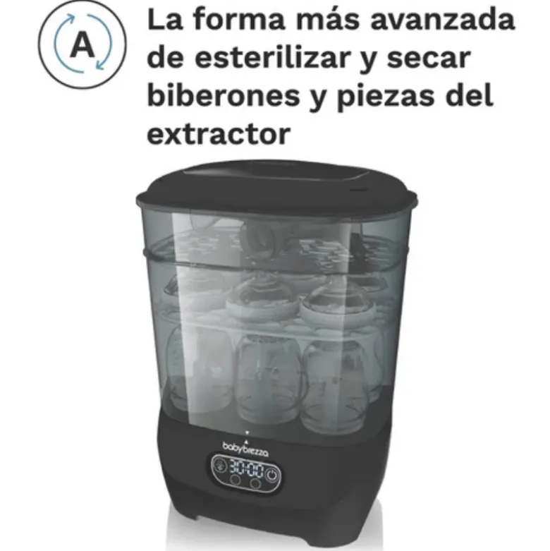 Baby Brezza One Step Sterilizer Dryer Advanced | Esteriliza e Seca 33% Mais Rápido | Filtro HEPA