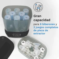 Baby Brezza One Step Sterilizer Dryer Advanced | Esteriliza e Seca 33% Mais Rápido | Filtro HEPA
