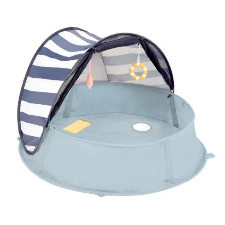 Babymoov Aquani Tenda de Praia 3 em 1 |Proteção Solar UPF 50+ | Mosquiteira | Transforma-se em Piscina