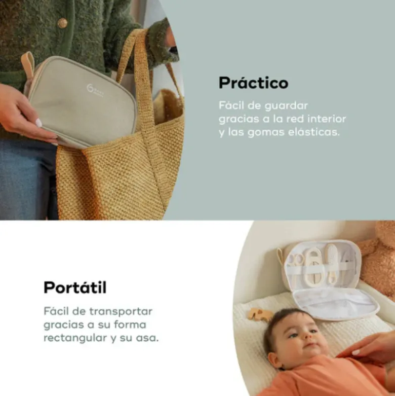 Babymoov Necessaire de Cuidados Bebé | Inclui 9 Acessórios