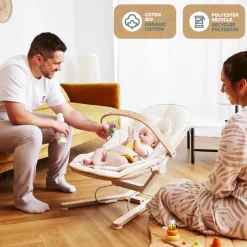 Babymoov Swoon Flow Arco Madeira para Baloiço | Brinquedos Sensoriais | Estimulação Bebé
