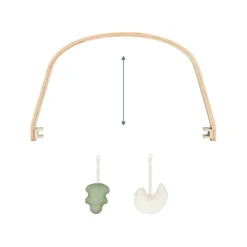 Babymoov Swoon Flow Arco Madeira para Baloiço | Brinquedos Sensoriais | Estimulação Bebé