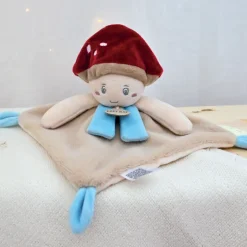 BABY NAT Doudou Cogumelo Marcel | Peluche com QR Code com Histórias