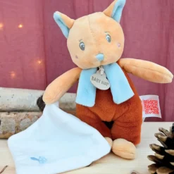 BABY NAT Mon Pantin Noisette Peluche Esquilo | QR Code com Histórias