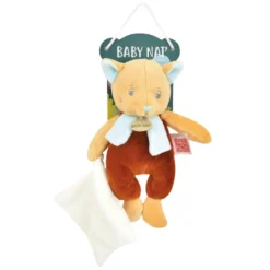 BABY NAT Mon Pantin Noisette Peluche Esquilo | QR Code com Histórias