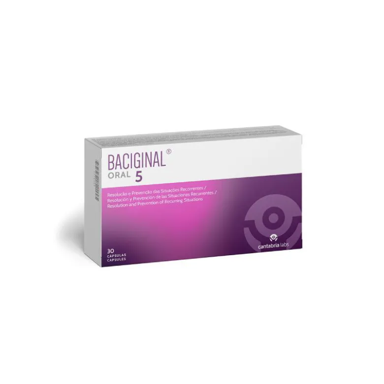 Baciginal Oral 5 Cápsulas x30