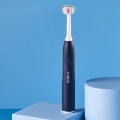 Balene by Bexident Duotech Sonic Blue Escova Dentes Elétrica Limpeza 3-em-1 Cerdas Suaves
