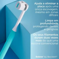 Balene by Bexident Escova Dentes Média Verde para Gengivas Sensíveis