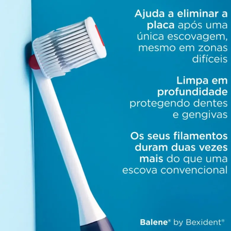 Balene by Bexident Escova Dentes Suave Azul para Gengivas Sensíveis