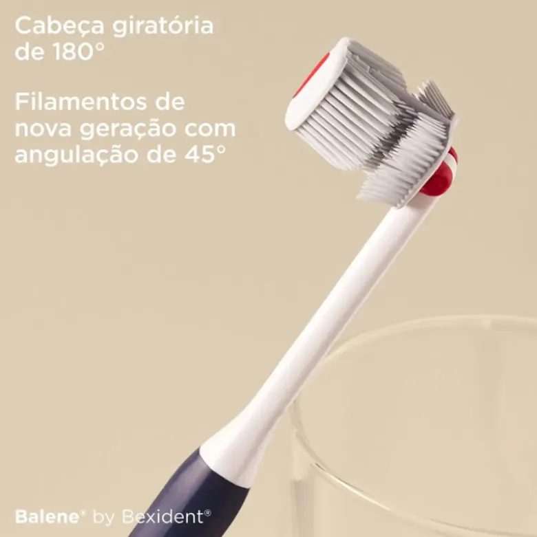 Balene by Bexident Escova Dentes Suave Azul para Gengivas Sensíveis