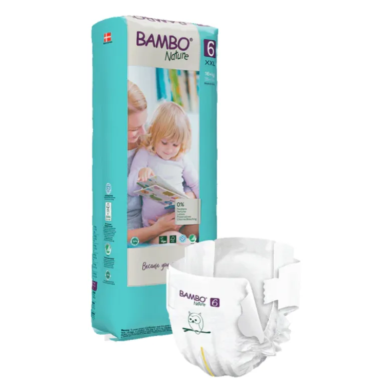 Bambo Nature Fraldas 6 (+16Kg) 40 Unidades