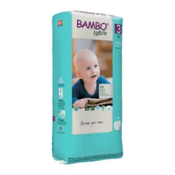 Bambo Nature Fraldas 3 (4-8 kg) 52 Unidades