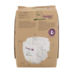 Bambo Nature Fraldas T6 XXL +16kg Paper Bag | 6x20 Unidades 120 fraldas