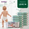 Bambo Nature Pack Económico Toalhitas 12+2 | 14 Embalagens de 50Uni. cada | Sem Perfume p/ Pele Sensível | Plastic-Free