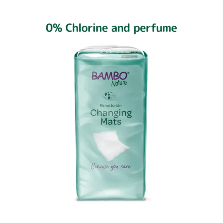 Bambo Nature Protetor Muda Fralda (60x60cm) 10 Unidades