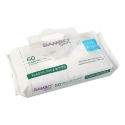 Bambo Nature Toalhitas Água 60 un. | 99% Água – Pele Sensível Bebé