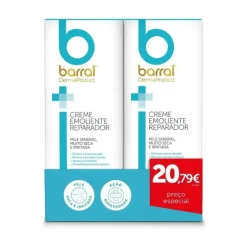 Barral DermaProtect Creme Emoliente Reparador Pele Sensível 2x200ml