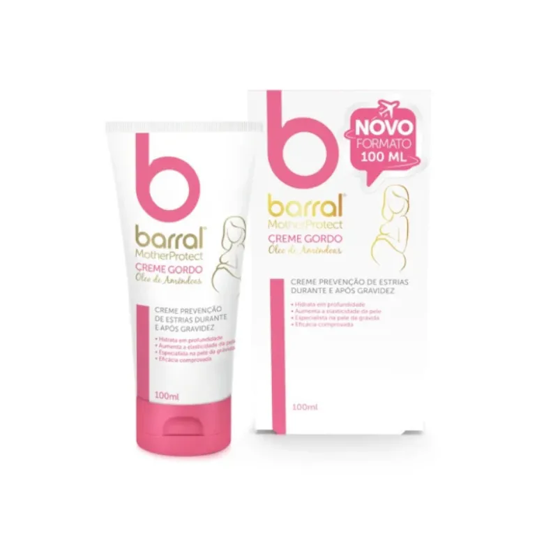 Barral MotherProtect Creme Gordo Óleo de Amêndoas 100ml