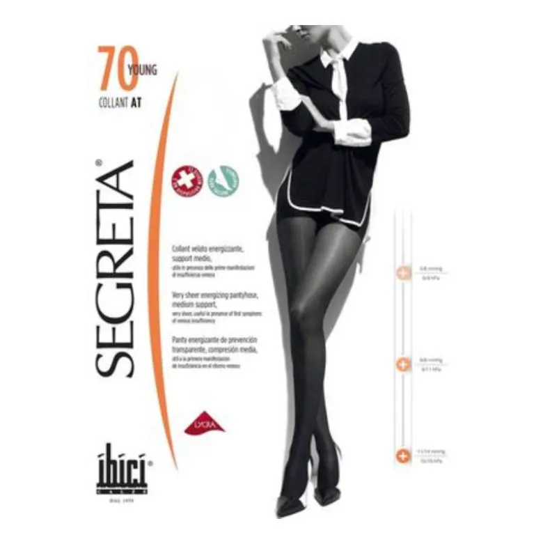 Íbící Segreta Young 70 Collant T3 Preto