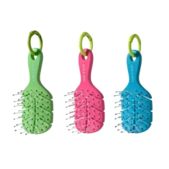 Beter Genius Tribe Escova Mini Charm | Desembaraça com Suavidade | Com Argola para Pendurar