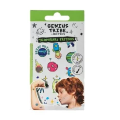 Beter Genius Tribe 29 Tatuagens Temporárias | Designs Exclusivos | Fácil Aplicação