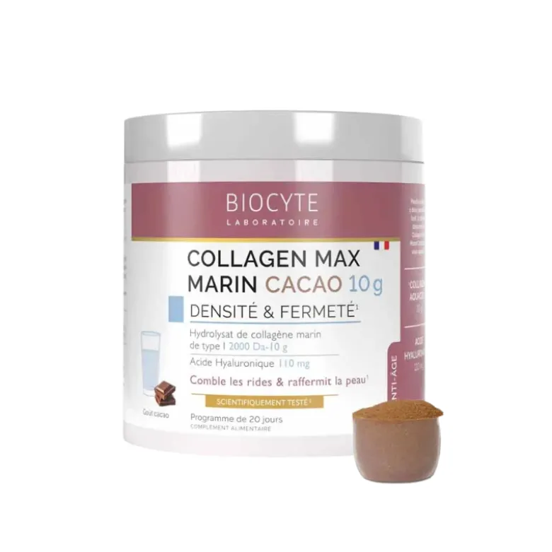 Biocyte Collagen Max Marin Cacau 10g Pó 260g | Reduz Rugas e Aumenta Firmeza