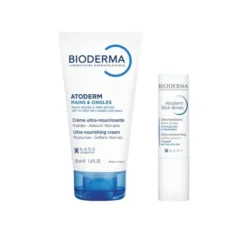 Bioderma Pack Atoderm | Creme Mãos 50ml + Stick Labial 4g | Hidratação 8h