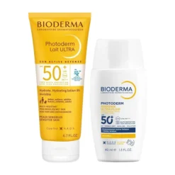 Bioderma Pack Photoderm XDefense Fluido 40ml + Leite Ultra 100ml | Proteção Solar para Toda a Família