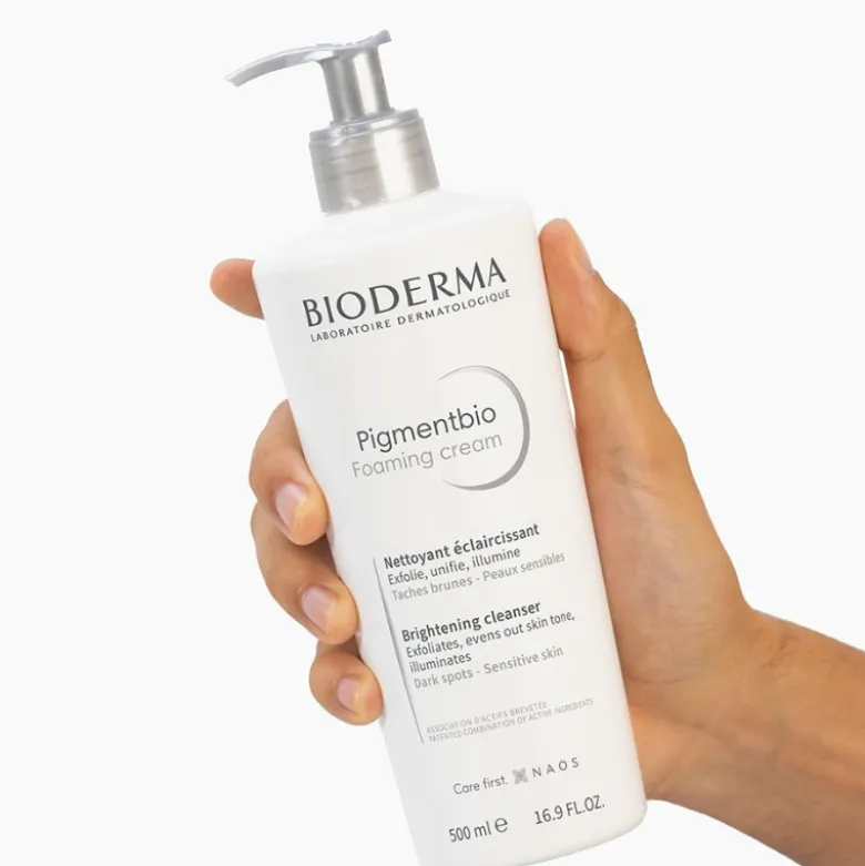 Bioderma Pigmentbio Foaming Creme 500ml | Creme de Limpeza Esfoliante - Redutor de Manchas