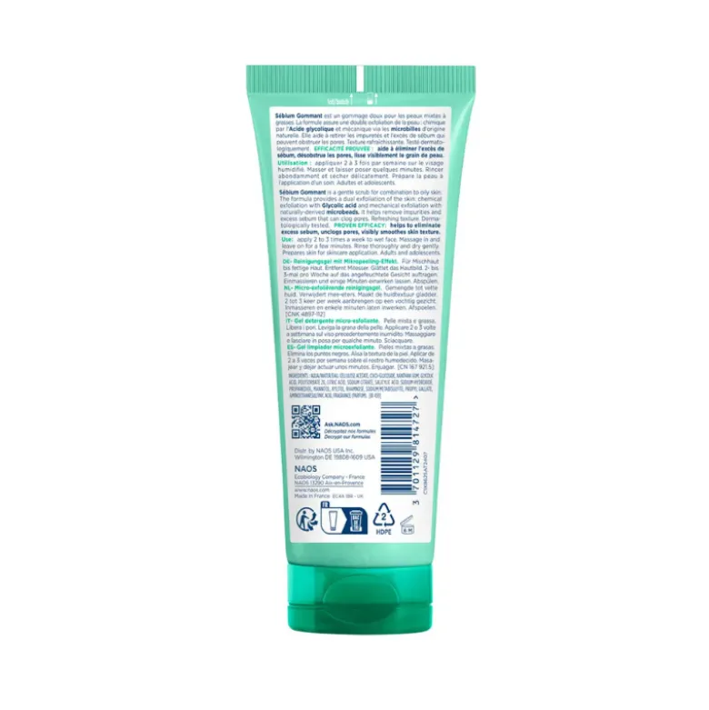 Bioderma Sébium Gommant Gel Esfoliante 75ml | Pele Oleosa e Acneica | Suaviza a Textura