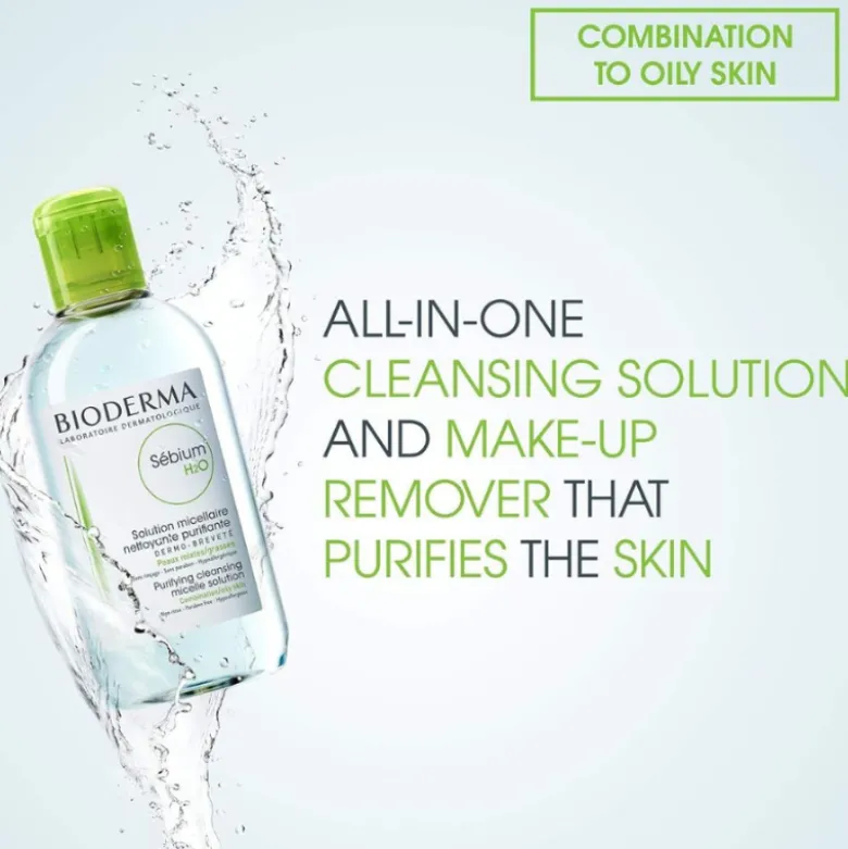 Bioderma Sébium H2O Água Micelar Pump Reverse 500ml