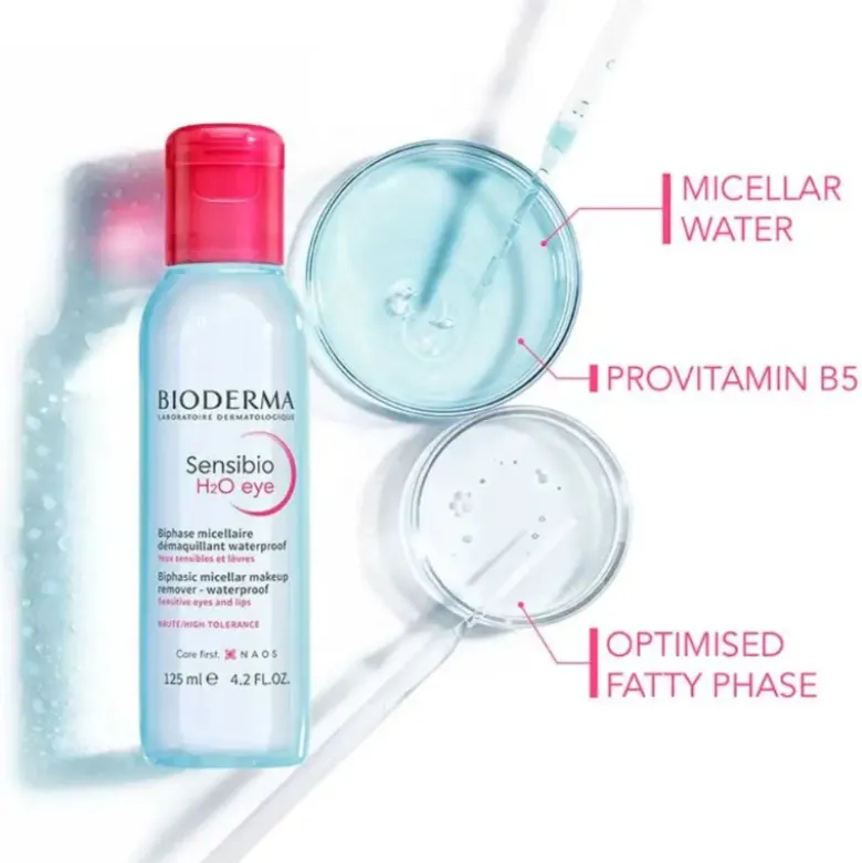 Bioderma Sensibio H2O Eye Desmaquilhante Bifásico 125ml