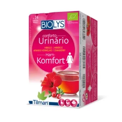 Biolys Conforto Urinário 24 Saquetas | Chá Hibisco Cranberry