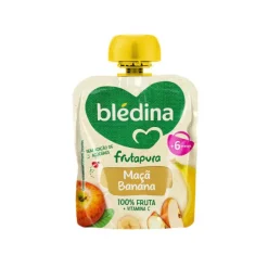 Blédina Frutapura Saqueta Maçã Banana +6M 85g