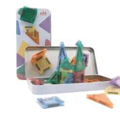 Braintoys Nomic Clack Mini 26 peças | Construções Magnéticas +3 anos
