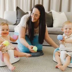 Bumbo Multi Seat Conjunto 3 Assentos Taupe 6-36Meses | Evolutivo e Ajustável