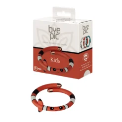 Byepic Pulseira Repelente Criança Peixe +3 Anos | Repelente Natural Citronela | Ajustável + Silicone Seguro
