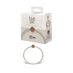 Byepic Pulseira Repelente Nós Branco | Citronela Natural Repelente | Nylon Ajustável
