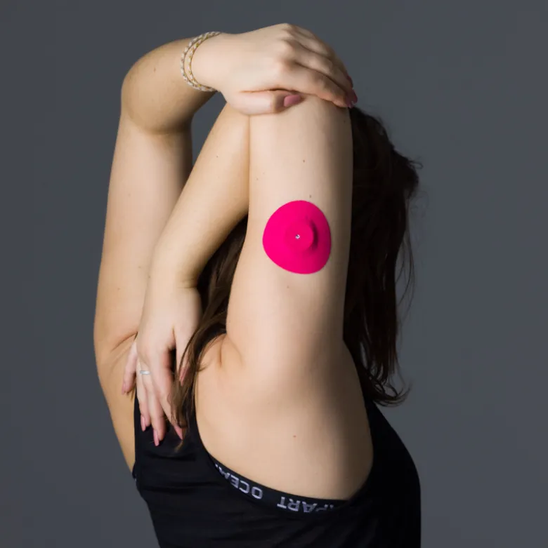 Capteur Protect Cover Freestyle Libre Adesivo Rosa x4