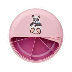 Carl Oscar N'ice Kids Bento Disco Lancheira Panda Pink
